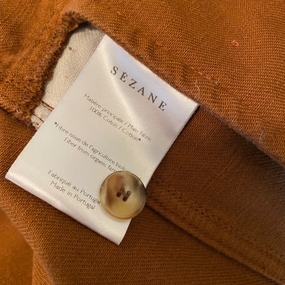 Sezane Camel Jean Jacket - Picture 4 of 4